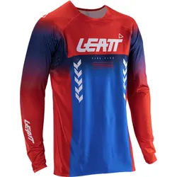 Leatt Moto 5.5 UltraWeld V26 Motocross Jersey, rot-blau, Größe XL für Männer