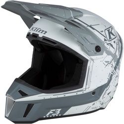 Klim F3 Recoil Motocross Helm, grau-weiss, Größe XL für Männer
