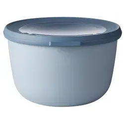 Mepal Frischhaltedose cirqula rund, 1000 ml, Auslaufsichere Multischüssel mit Deckel, Farbe: blau, Nordic blue