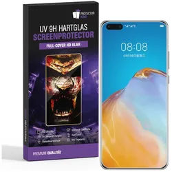 5x UV-Liquid 9H Panzerglas für Huawei P40 Pro 3D KLAR echtes Tempered Panzerhartglas Schutzglas Displayschutz Panzerfolie Schutzfolie Screen Protector