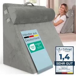 aktivshop Multifunktions-Keilkissen »7in1« Kissen 1 St grau