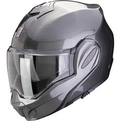 Scorpion Exo-Tech Evo Pro Solid Klapphelm, grau, Größe XL für Männer