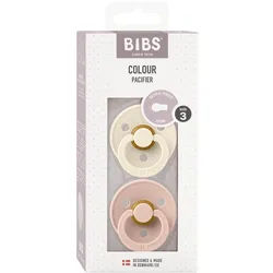 Bibs Duo de Sucettes Elfenbein/Blush 18m+