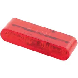 HIGHSIDER LED Rücklicht STAR-MX1 PRO Modul, rotes Glas, rot