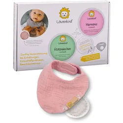 Löwenkind Einsteigerbox mit Halstuch 'Newborn' Altrosa, Harmonie und Rotznäschen Kräuter 1 St
