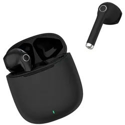 DEVIA Kabellose In-Ear Kopfhörer mit Bluetooth Technologie Schwarz Bluetooth-Kopfhörer schwarz