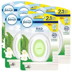 Febreze Raumduft Febreze Bad Lufterfrischer Frühlingserwachen - Raumduft (5er Pack)