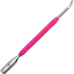 K-Pro Nagelhautschieber und Nagelreiniger mit Löffel aus Edelstahl - Pro Pusher (Pink) 1 St pink