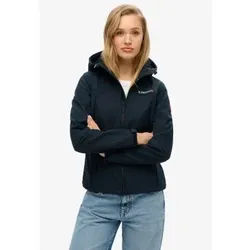 Superdry für Damen. W5011903A Kapuzenjacke Classic Trekker navy (L), Lässig, Sportlich, Draußen, Recyceltes Polyester, Nachhaltig, Marine