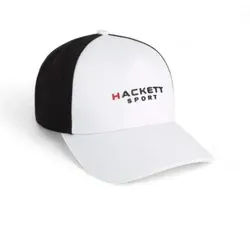 Hackett London für Herren. HM042645 Essential Cap weiß (OSFA), Lässig, Baumwolle