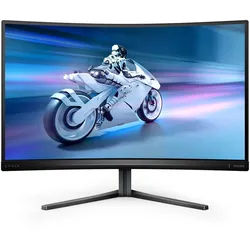 Philips - LED (27) - 1920 x 1080 Full HD (1080p) TFT-Monitor (1920 x 1080 px, Full HD, 0,3 ms Reaktionszeit, 280 Hz, Fast VA, Curved, HDCP, HDR, Kopfhörerbuchse, Höhenverstellbar) schwarz