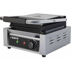 Saro Kontaktgrill PG 1, 230 V, Robuster Sandwichmaker mit Grillplatten aus Gusseisen, 1 Kontaktgrill