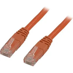 Deltaco UTP Cat6 - 5 m - Cat6 - RJ-45 - RJ-45 - Orange, Netzwerkkabel