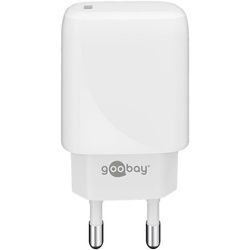 Goobay USB-CTM PD Schnellladegerät (20 W) weiß - 1x USB-CTM-Anschluss (Power Delivery) - weiß