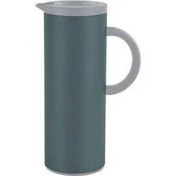 Homeware Profession. Isolierkanne , Hellgrau, Dunkelgrau , Metall, Kunststoff, Glas , Uni , 1 l , Lfgb , Tragegriff, lebensmittelecht, Vakuum, abnehmbarer Deckel, hält warm, hält kalt, Einhandbedienung, Ausgießen per Knopfdruck, hitzebeständig , Geschirr, Kannen & Karaffen, Thermosflaschen