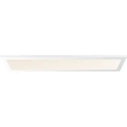 GLOBO LIGHTING Deckenleuchte ROSI, LED fest integriert, Deckenleuchte Aluminium/Weiß, Opal, dimmbar, LED 40W weiß
