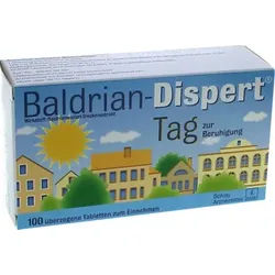 Baldrian-Dispert Tag zur Beruhigung 100 St Überzogene Tabletten