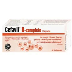 CEFAVIT B-complete Hartkapseln 60 St