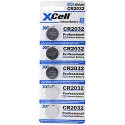 5er-Sparset CR2032 Lithium Batterie 3V, CR2032 Batterien im praktischen 5er Set