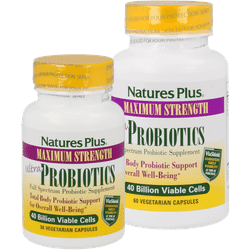 Natures Plus Ultra Probiotics vegetarische Kapseln - Packungsgröße: 60 veg. Kapseln