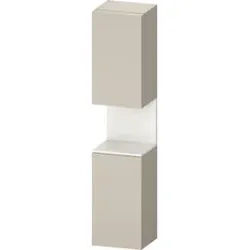 Duravit Hochschrank Qatego 40x36x1760cm, 2 T, An r, w matt/taupe ma