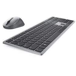Dell Tastatur-Maus-Set (kabellos) »Premier Multi-Device KM7321W« grau