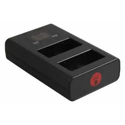 Berenstargh Dual LCD USB Ladegerät f. Panasonic BLC12, 500mA, 8.4V