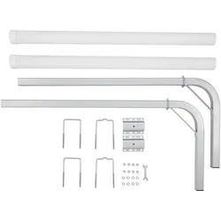 VEVOR L-Form 1,2 m Anhängerpfahl Bootsanhänger Anleitung Kurbelstütze Bootsführung, 16 cm Einstellbare Breite Boat Trailer Guide-on, Ersatzteile und Zubehör für Skiboot Fischerboot Segelbootanhänger