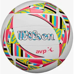 WILSON Beachvolleyball AVP MOVEMENT VB Weiß/Pink/Gelb