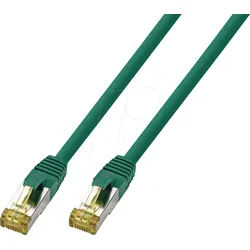 TTL 1842HF-1,5M - Patchkabel, Cat.6a, S/FTP, 1,5 m grün