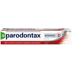 Weißheit der Parodontax-Zahnpasta