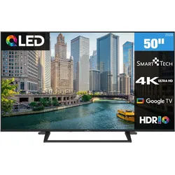 Smart Tech 50QG06K QLED Fernseher 50 Zoll Google TV - HDR Smart TV mit 4K UHD, Bluetooth (2026)