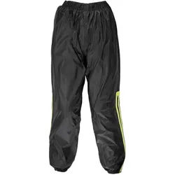 GMS Douglas Motorrad Regenhose, schwarz-gelb, Größe S für Männer