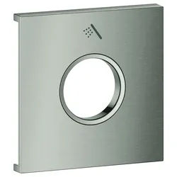 GROHE Metallplatte Grohtherm Aqua Tiles 106891, Symbol: Handbrause supersteel, 106891DC00 106891DC00