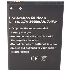 Akku passend für den Archos AC50NE Akku Archos 50 Neon 77,9 x 56,0 x 4,3mm