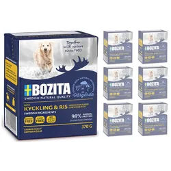 BOZITA Dog: Huhn und Reis in Gelee 6x370g