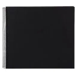 goldbuch Spiralalbum Bella Vista ohne Fenster 35x30 40 schwarze Seiten schwarz