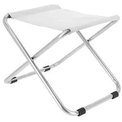 Klapphocker Fiam Chico Jan Kurtz Möbel weiß, Designer Francesco Favagrossa, 45x49x50 cm