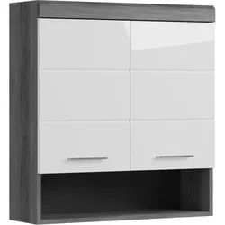 Hängeschrank Scout ca. 74x79 cam Anthrazit/Weiß