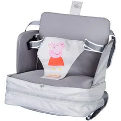 Roba Boostersitz Peppa Pig , Grau , Textil , 28x30x23 cm , Babymöbel, Hochstühle & Zubehör, Hochstühle