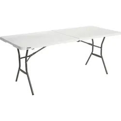 Xxxl Gartenklapptisch , Weiß , Kunststoff , 76x74x183 cm , klappbar, UV-beständig, wetterbeständig, wetterfest, platzsparend , Gartenmöbel, Gartentische