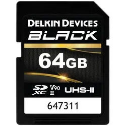 Delkin BLACK UHS-II Rugged SD Card (V90) 64 GB