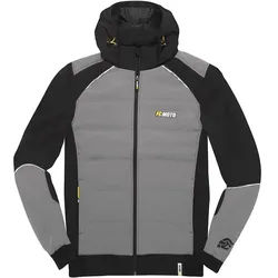 FC-Moto FCM-PSSJ Softshell Jacke, schwarz-grau, Größe XL für Männer
