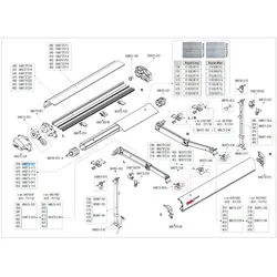 Fiamma Markisenwalze für Markise F80s / F65s 290 - Fiamma Ersatzteilnummer 98673-111