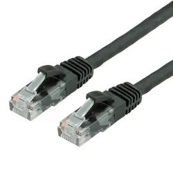 VALUE Patchkabel Cat.6 (Class E) UTP, LSOH, schwarz, 3 m