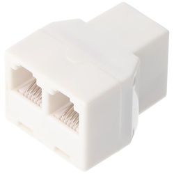 Goobay ISDN T-Adapter - RJ12-Buchse (6P6C) > 2x RJ12/RJ225-Buchse (6P6C)