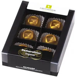 Greendoor Geschenk Set Badepralinen Ingwer 60 g
