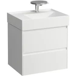 LAUFEN LANI für Kartell Waschtischunterbau, 2 Schubladen, 585x450x515mm, zu H810335, H4039421122611, Farbe: Weiß glänzend