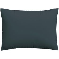 Schlafgut Kissenhülle , Dunkelgrau , Textil , Uni , 40x60 cm , Grüner Punkt, AZO-frei, Oeko-Tex® Made IN Green , bügelleicht, bügelfrei, hochwertige Qualität, formstabil, langlebig , Heimtextilien, Bezüge, Kissenbezüge