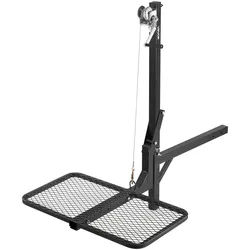 VEVOR Game Hoist, Hirschhebezeug mit Anhängerkupplung & Hebesystem-Plattform, 136 kg Tragkraft, Wildhebezeug-Windenlift mit 5,08 cm Empfänger, 360-Grad-Schwenkwelle & faltbar, 1440x900x1310 mm